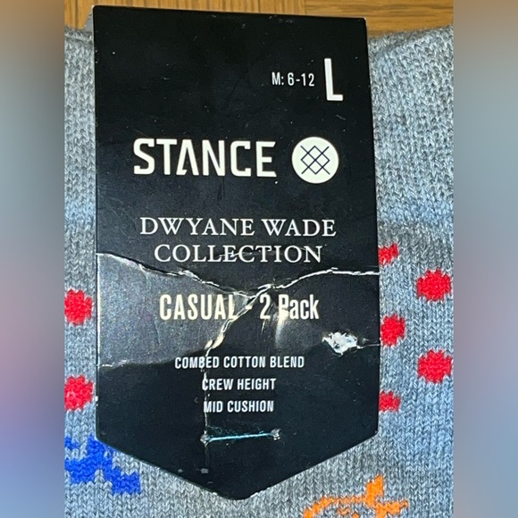 Stance Men's Colorful Patterned Socks 2 Pair Set SZ Women’s OS NEW NWT - Picture 2 of 8